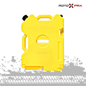 rotopax yellow gasoline and water container